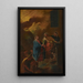 Die Visitation - Johann Konrad Wengner — gerahmtes Bild an der Wand