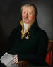 Portrait eines Gentlemans mit gelbem Weste - Johann Lederer — Ansicht des Kunstwerks
