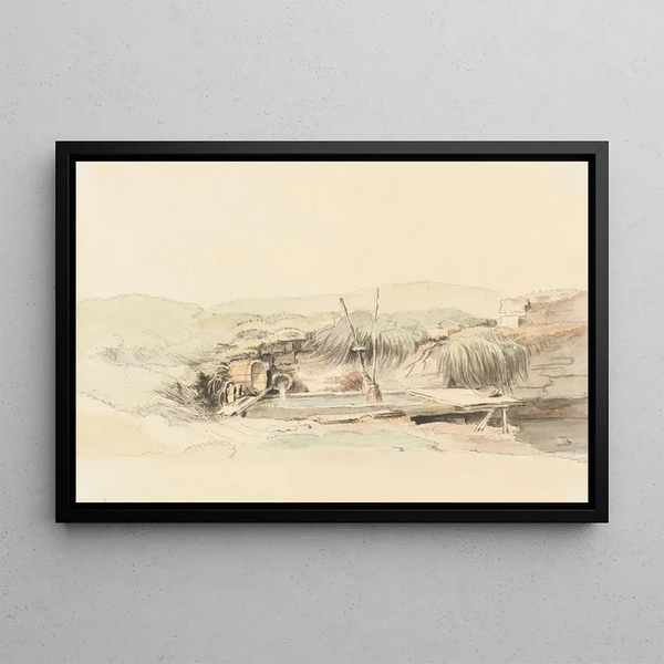 Johann Ludwig Aberli - Landschaft mit Brunnen.webp
