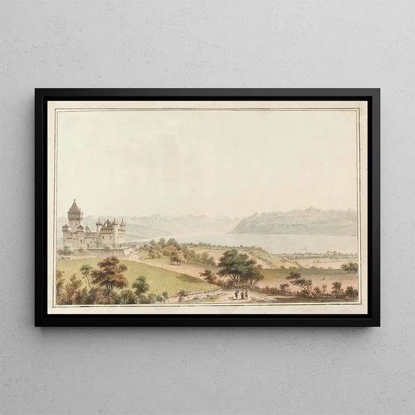 Johann Ludwig Aberli - Vue de VufflensleChteau.webp