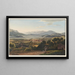 the small town of Altstätten in the Rhine Valley, Canton of St. Gallen - Johann Ludwig Bleuler — framed artwork on a wall