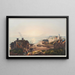 Vue de Scheveningen vers les Bains de Mer - Johann Ludwig Bleuler — gerahmtes Bild an der Wand