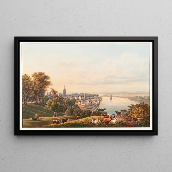 Johann Ludwig Bleuler - Vue de la ville dArnheim.webp