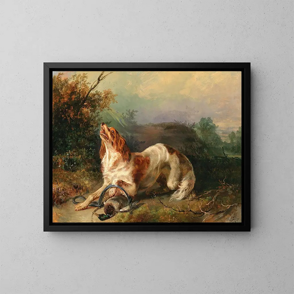 Le Piège - Johann Matthias Ranftl — quadro incorniciato alla parete