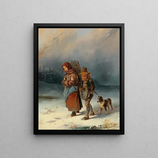 Johann Matthias Ranftl - Young Brushwood Gatherers.webp