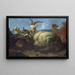 Un chevrier surveillant ses animaux - Johann Melchior Roos — quadro incorniciato alla parete