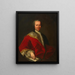 Wenzel Anton Fürst Kaunitz-Rietberg - Johann Michael Millitz — gerahmtes Bild an der Wand