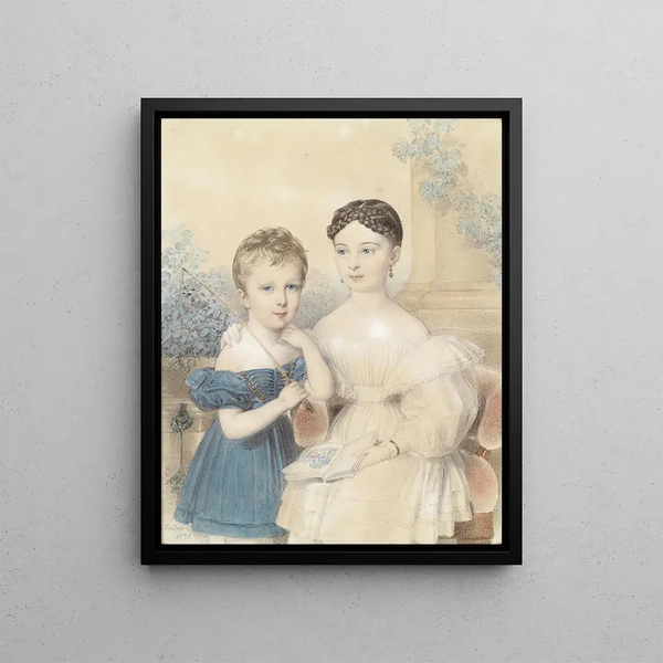Johann Nepomuk Ender - Kinder mit Bilderbuch.webp