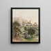 Schenna vicino a Merano - Johann Nepomuk Passini — quadro incorniciato alla parete