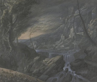 Johann Nikolaus Gassner - Berglandschaft mit Schlssern.webp