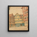 Cassel Fuldagasse - Johann Peter Foerster — gerahmtes Bild an der Wand