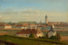 Ansicht des Donaulaufs in Richtung Leopoldstadt - Johann Peter Krafft — Ansicht des Kunstwerks