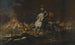 Portrait des Reiters Kommandant Johann Kaspar Freiherr von Hillesheim 1679-1761 vor einer Schlacht - Johann Philipp von der Schlichten — Ansicht des Kunstwerks