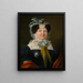 Portrait von Franziska Salesia Gräfin von Gleispach - Johann Wachtl — gerahmtes Bild an der Wand