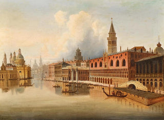 Johann Wilhelm Jankowsky - A Venetian scene.webp
