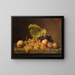 Naturmorte mit Trauben - Johann Wilhelm Preyer — gerahmtes Bild an der Wand
