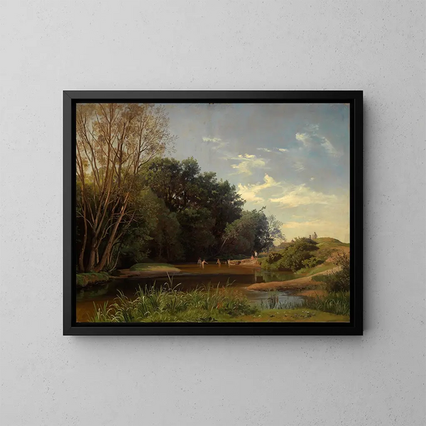 Sur l'Alb III - Johann Wilhelm Schirmer — quadro incorniciato alla parete