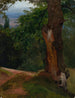 Baumstudie mit Blick auf das Tal - Johann Wilhelm Schirmer — Ansicht des Kunstwerks