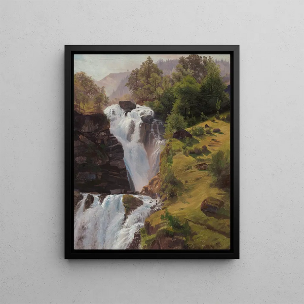 Johann Wilhelm Schirmer - Der Reichenbachfall bei Meiringen.webp