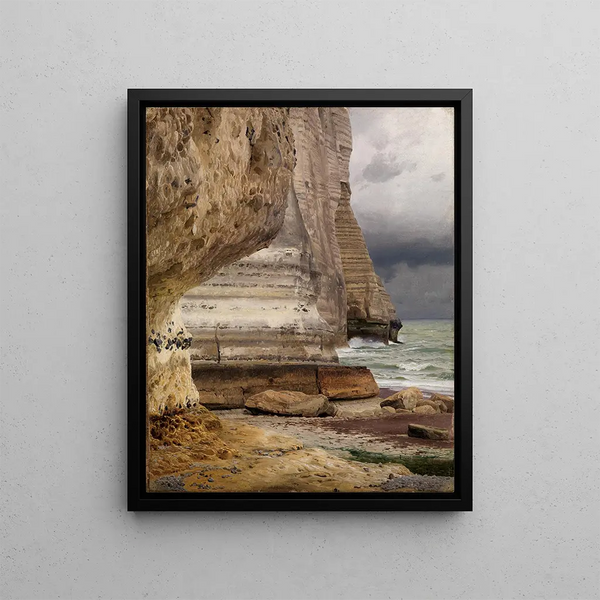 Johann Wilhelm Schirmer - Felskste bei Etretat.webp