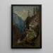 Via Mala - Johann Wilhelm Schirmer — gerahmtes Bild an der Wand