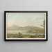 Vue de Schadau sur le lac de Thoune - Johann Wolfgang Kleemann — gerahmtes Bild an der Wand