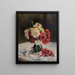 Un bouquet di rose in un vaso - Johanna Løssl — quadro incorniciato alla parete