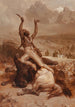 Guerrier indiano che si rallegra di un orso abbattuto - Johannes Adam Simon Oertel — vista dell’opera