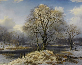 Johannes Bartholomus Duntze - Winter Landscape.webp