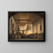 Un servizio alla Geertekerk di Utrecht - Johannes Bosboom — quadro incorniciato alla parete
