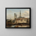 Le quai de Paris à Rouen - Johannes Bosboom — quadro incorniciato alla parete
