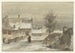 Winterlandschaft mit stehender Frau auf dem Eis - Johannes Franciscus Hoppenbrouwers — Ansicht des Kunstwerks