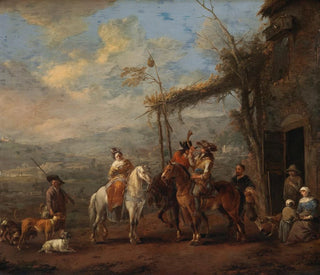 Johannes Lingelbach - A Hunting Party.webp
