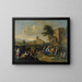 Fête de paroisse - Johannes Lingelbach — quadro incorniciato alla parete