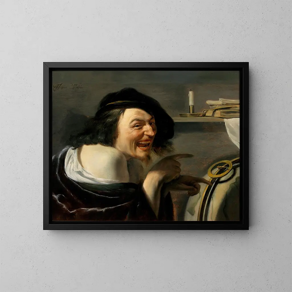 Démocrite - Johannes Paulus Moreelse — gerahmtes Bild an der Wand