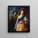Bergère cantante con pastore - Johannes Paulus Moreelse — quadro incorniciato alla parete