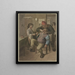 Der Dorfarzt - Johannes Pieter de Frey — gerahmtes Bild an der Wand