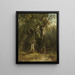 View in the Woods - Johannes Wernardus Bilders — framed artwork on a wall