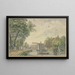 View of Bamburgh - Johannes de Bosch — framed artwork on a wall