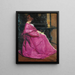 Die rosa Dominosteine - John Humphreys Johnston — gerahmtes Bild an der Wand