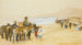 Donkeys' Rides on the Sands of Whitley - John Atkinson — artwork view