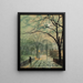 Una passeggiata al chiaro di luna a Bonchurch, Isola di Wight - John Atkinson Grimshaw — quadro incorniciato alla parete