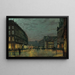 Boar Lane, Leeds, at the Réverbère - John Atkinson Grimshaw — framed artwork on a wall