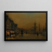 Glasgow - John Atkinson Grimshaw — framed artwork on a wall
