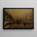 Docks de Glasgow - John Atkinson Grimshaw — framed artwork on a wall