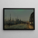 Docks de Hull la nuit - John Atkinson Grimshaw — framed artwork on a wall