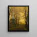 October after the glow - John Atkinson Grimshaw — framed artwork on a wall