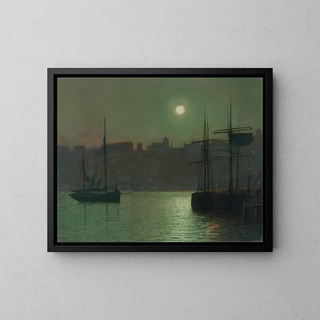 John Atkinson Grimshaw - Old Scarborough.webp