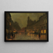 Place Saint-Anne, Manchester - John Atkinson Grimshaw — framed artwork on a wall