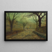 Stapleton Park vicino a Pontefract - John Atkinson Grimshaw — quadro incorniciato alla parete